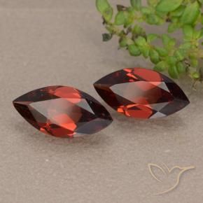2.04 ct natürliche Sangria Rot Pyrop-Granat-Edelsteine, Marquise, VVS-VS