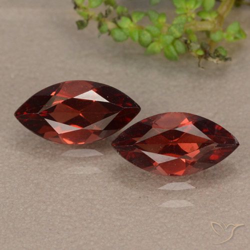 2.53ctw Natürlicher Sangria Rot Pyrop-Granat, Marquise, VVS-VS