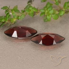 2.12 ct natürliche dunkelrot Pyrop-Granat-Edelsteine, Marquise, VVS-VS