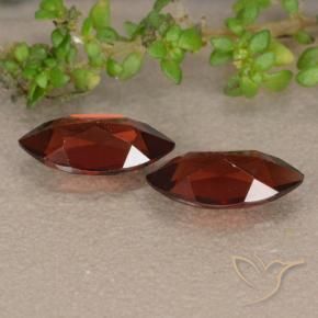 2.54 ct natürliche Tiefes Scharlachrot Pyrop-Granat-Edelsteine, Marquise, VVS-VS