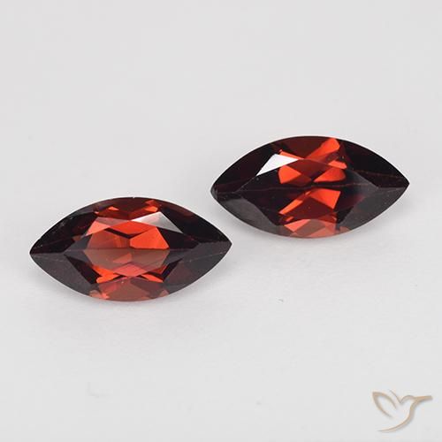2.74ctw Natürlicher tiefrot Pyrop-Granat, Marquise, VVS-VS