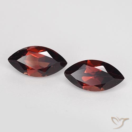 2.74 ct natürliche tiefrot Pyrop-Granat-Edelsteine, Marquise, VVS-VS