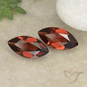 2.04 ct natürliche tiefrot Pyrop-Granat-Edelsteine, Marquise, VVS-VS
