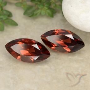 2.47 ct natürliche dunkelrot Pyrop-Granat-Edelsteine, Marquise, VVS-VS