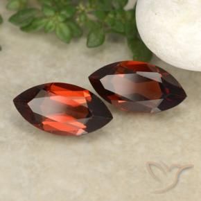 2.38 ct natürliche tiefrot Pyrop-Granat-Edelsteine, Marquise, VVS-VS