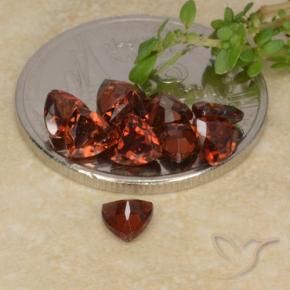 2.81 ct natürliche tiefrot Pyrop-Granat-Edelsteine, Trillion, VS