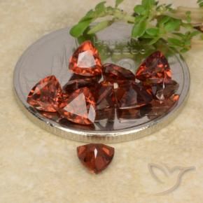 3.22 ct natürliche Mittelrot Pyrop-Granat-Edelsteine, Trillion, VS