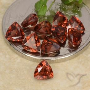 3.18 ct natürliche Mittelrot Pyrop-Granat-Edelsteine, Trillion, VS