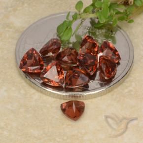 3.18 ct natürliche Mittelrot Pyrop-Granat-Edelsteine, Trillion, VS