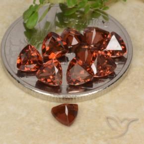 2.91 ct natürliche tiefrot Pyrop-Granat-Edelsteine, Trillion, VS