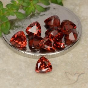 3.11 ct natürliche Scharlachrot Pyrop-Granat-Edelsteine, Trillion, VS