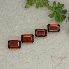 2.04 ct natürliche dunkelrot Pyrop-Granat-Edelsteine, Oktagonschliff, VS