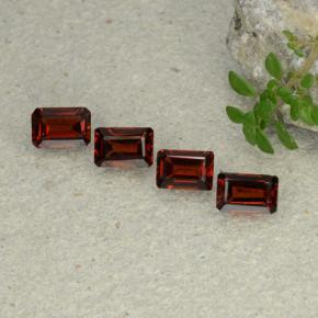 2,58 ct natürliche roter Pyrop-Edelsteine, Smaragdschliff, VS