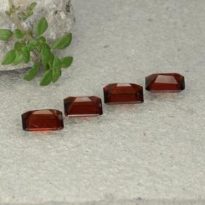 2,58 ct natürliche roter Pyrop-Edelsteine, Smaragdschliff, VS