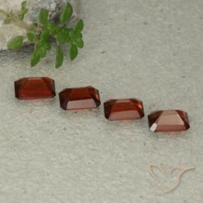 3.09 ct natürliche Sangria Rot Pyrop-Granat-Edelsteine, Oktagonschliff, VS