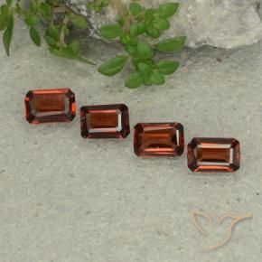 1.81 ct natürliche tiefrot Pyrop-Granat-Edelsteine, Oktagonschliff, VS