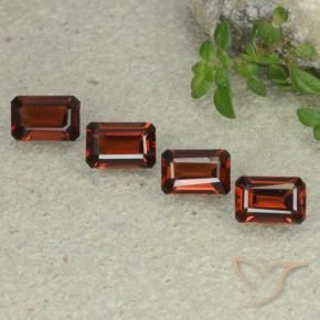 2.79 ct natürliche tiefrot Pyrop-Granat-Edelsteine, Oktagonschliff, VS