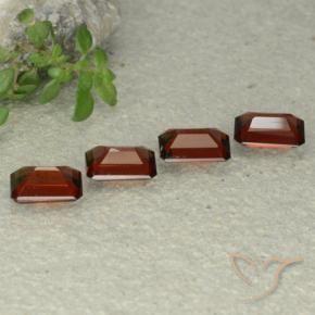 2.79 ct natürliche tiefrot Pyrop-Granat-Edelsteine, Oktagonschliff, VS