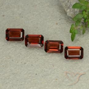 2.26 ct natürliche tiefrot Pyrop-Granat-Edelsteine, Oktagonschliff, VS