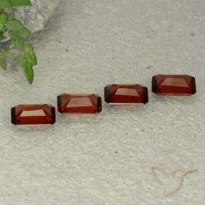 2.26 ct natürliche tiefrot Pyrop-Granat-Edelsteine, Oktagonschliff, VS