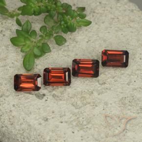 2.28 ct natürliche Mittelrot Pyrop-Granat-Edelsteine, Oktagonschliff, VS