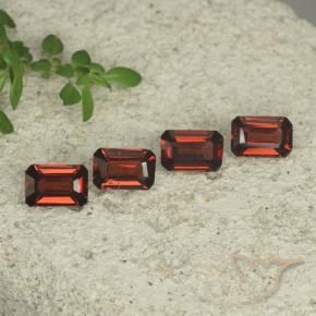 2.21 ct natürliche tiefrot Pyrop-Granat-Edelsteine, Oktagonschliff, VS