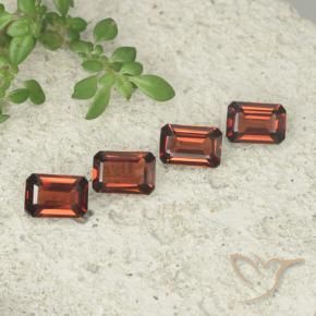 2.25 ct natürliche Sangria Rot Pyrop-Granat-Edelsteine, Oktagonschliff, VS