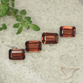 2.11 ct natürliche Mittelrot Pyrop-Granat-Edelsteine, Oktagonschliff, VS