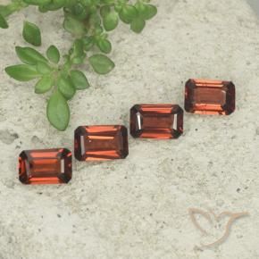 2.01 ct natürliche Sangria Rot Pyrop-Granat-Edelsteine, Oktagonschliff, VS