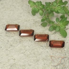 2.06 ct natürliche Mittelrot Pyrop-Granat-Edelsteine, Oktagonschliff, VS