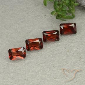 2.88 ct natürliche tiefrot Pyrop-Granat-Edelsteine, Oktagonschliff, VVS-VS