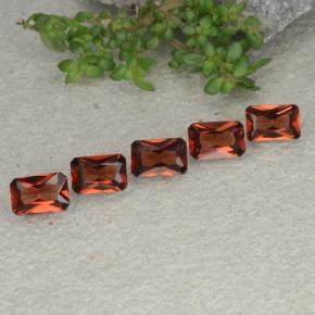 2,76 ct natürliche roter Pyrop-Edelsteine, Smaragdschliff, VVS-VS