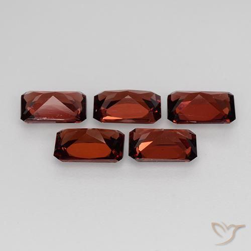 2.76 ct natürliche dunkelrot Pyrop-Granat-Edelsteine, Oktagonschliff, VVS-VS