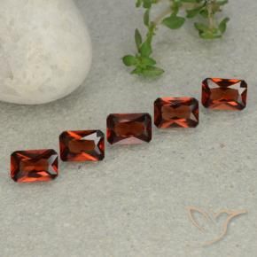 2.93 ct natürliche dunkelrot Pyrop-Granat-Edelsteine, Oktagonschliff, VVS-VS