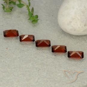 2.93 ct natürliche dunkelrot Pyrop-Granat-Edelsteine, Oktagonschliff, VVS-VS