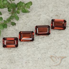 2.54 ct natürliche dunkelrot Pyrop-Granat-Edelsteine, Oktagonschliff, VVS-VS