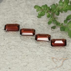 2.54 ct natürliche dunkelrot Pyrop-Granat-Edelsteine, Oktagonschliff, VVS-VS