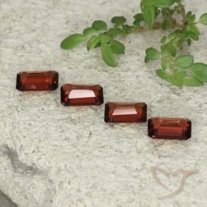 2.03 ct natürliche Scharlachrot Pyrop-Granat-Edelsteine, Oktagonschliff, VS