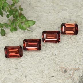 2.17 ct natürliche Mittelrot Pyrop-Granat-Edelsteine, Oktagonschliff, VVS-VS