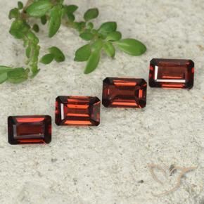 2.61 ct natürliche tiefrot Pyrop-Granat-Edelsteine, Oktagonschliff, VS