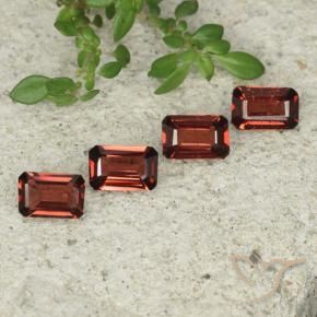 1.98 ct natürliche tiefrot Pyrop-Granat-Edelsteine, Oktagonschliff, VS