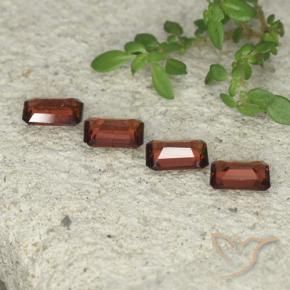 1.98 ct natürliche tiefrot Pyrop-Granat-Edelsteine, Oktagonschliff, VS