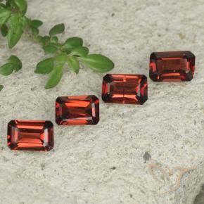 2.01 ct natürliche tiefrot Pyrop-Granat-Edelsteine, Oktagonschliff, VS