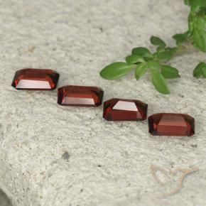 2.01 ct natürliche tiefrot Pyrop-Granat-Edelsteine, Oktagonschliff, VS