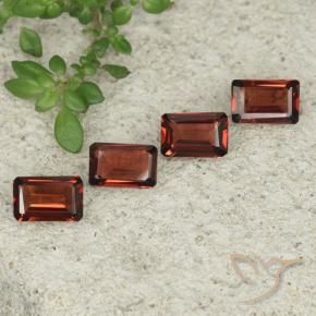 2.17 ct natürliche Scharlachrot Pyrop-Granat-Edelsteine, Oktagonschliff, VS