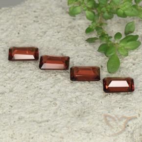 2.17 ct natürliche Scharlachrot Pyrop-Granat-Edelsteine, Oktagonschliff, VS