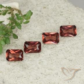 2.42 ct natürliche tiefrot Pyrop-Granat-Edelsteine, Oktagonschliff, VVS-VS
