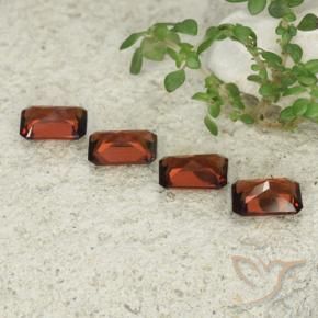 2.45 ct natürliche Mittelrot Pyrop-Granat-Edelsteine, Oktagonschliff, VVS-VS