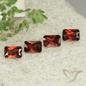 2.64 ct natürliche Mittelrot Pyrop-Granat-Edelsteine, Oktagonschliff, VVS-VS
