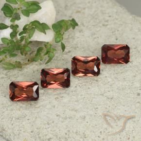 2.44 ct natürliche dunkelrot Pyrop-Granat-Edelsteine, Oktagonschliff, VVS-VS